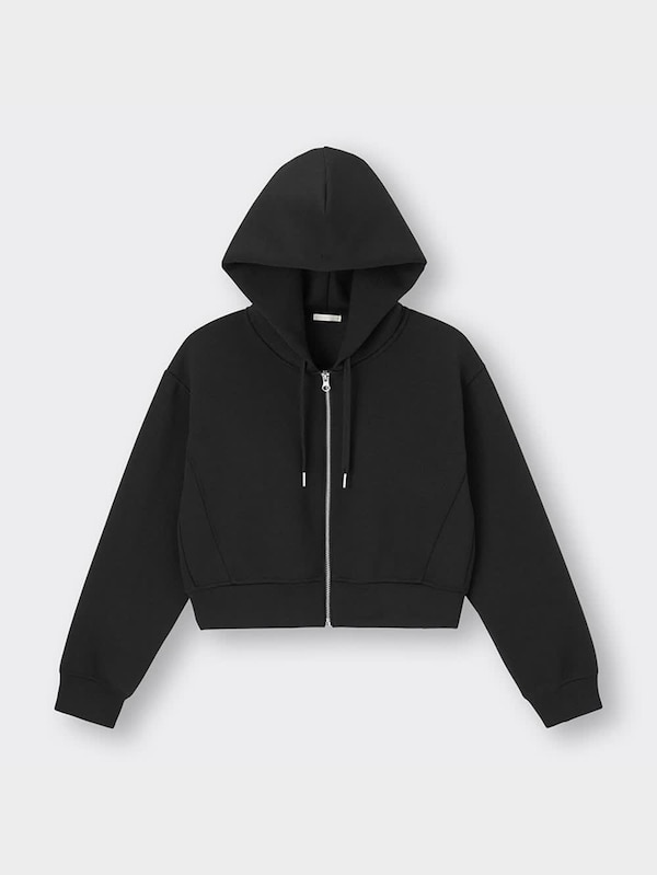 ダブルフェイスフルジップパーカ(長袖)Q+E