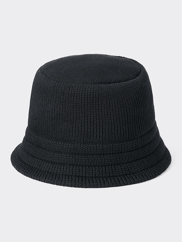 ニットバケットハット