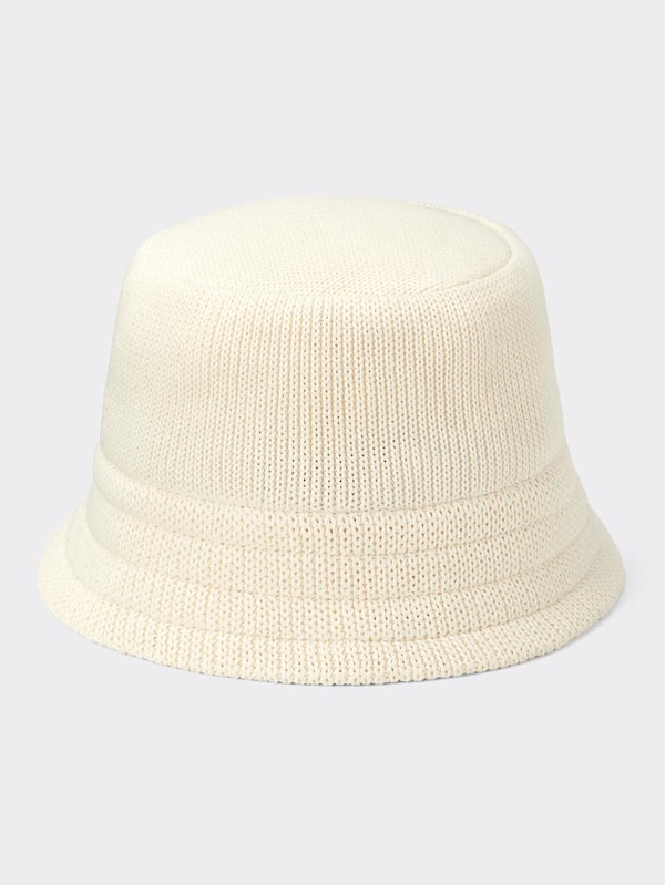 ニットバケットハット