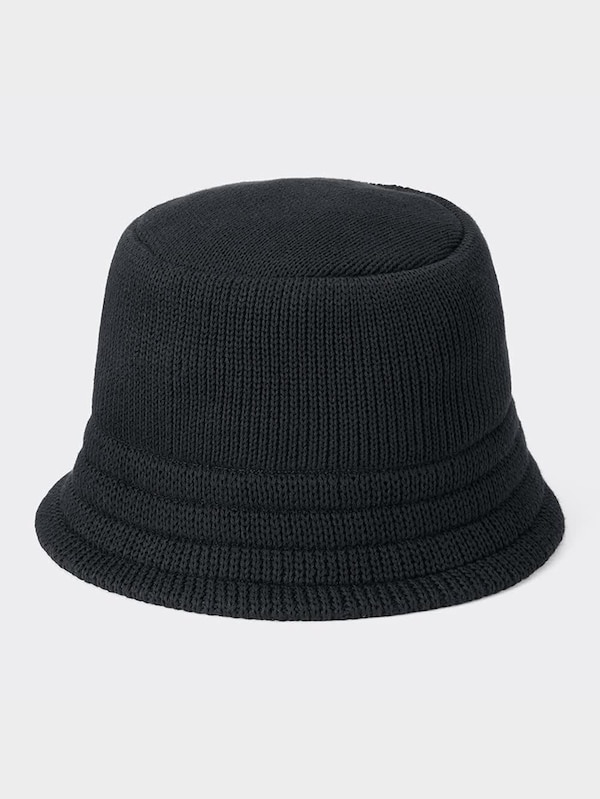 ニットバケットハット