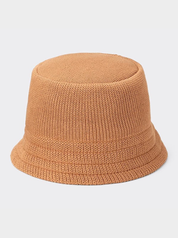 ニットバケットハット