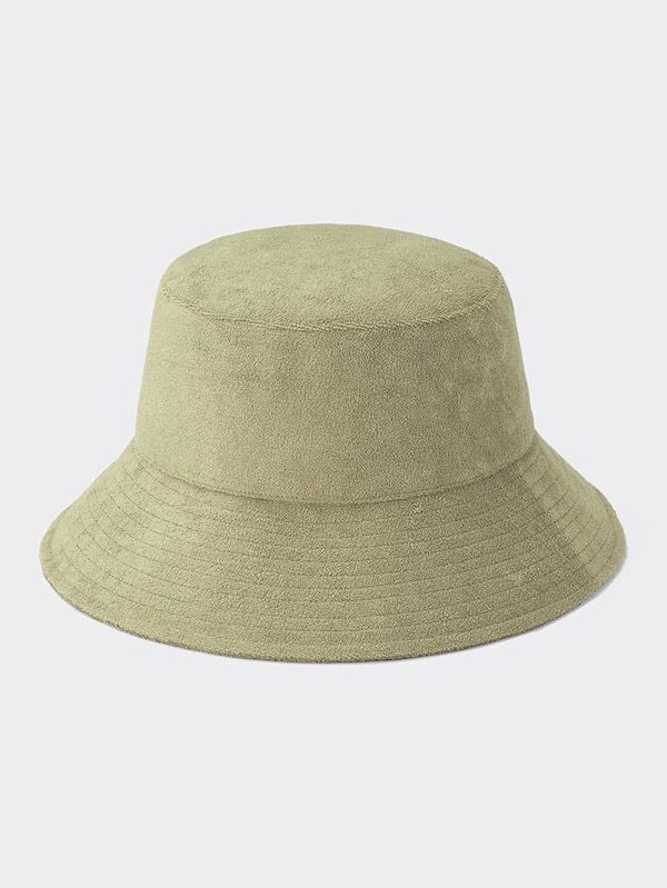UVカットパイルバケットハット