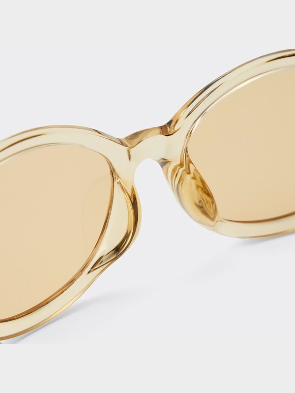 UVカットオーバルサングラス