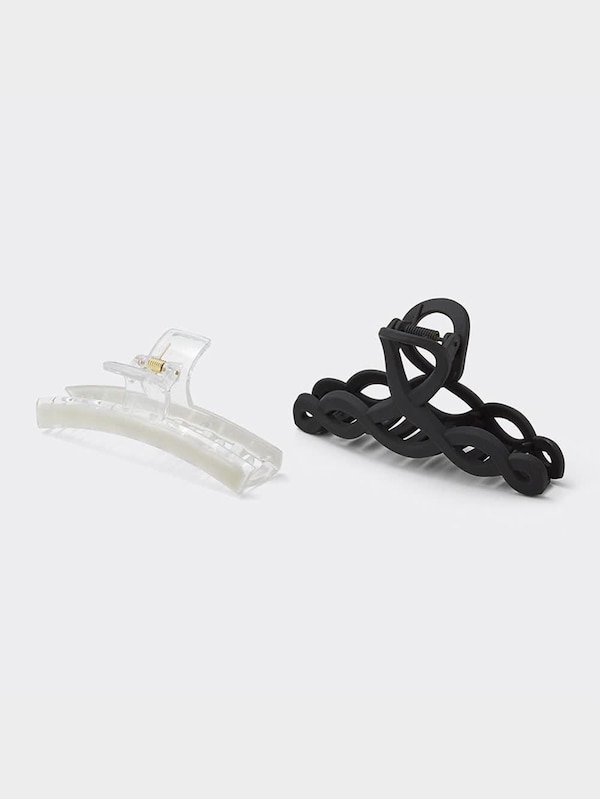 ツイストクロスヘアクリップ2P