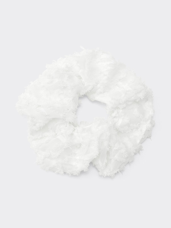 フリンジジャカードシュシュ