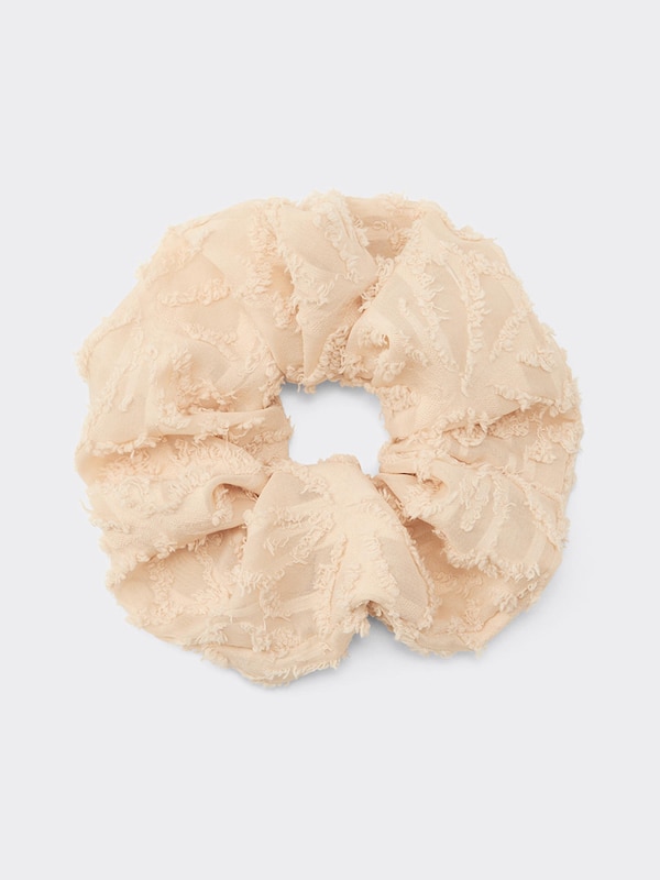 フリンジジャカードシュシュ