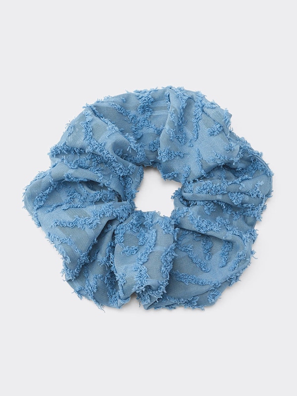 フリンジジャカードシュシュ