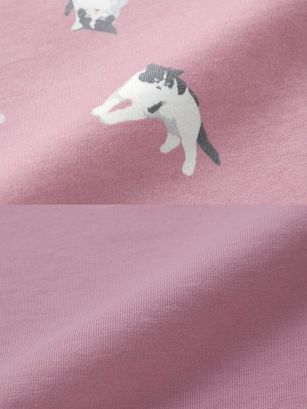 ラウンジセット(半袖&ショートパンツ)(キャット)OSB+EC