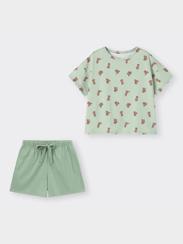 ラウンジセット(半袖&ショートパンツ)(ドッグ)OSB+EC