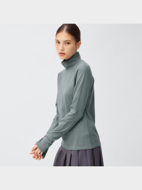 ソフトウォームタートルネックT(長袖)(ややスリム)OSA+EC