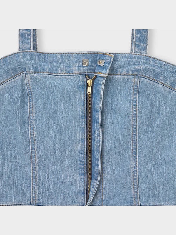 ベアトップサロペットパンツQ+E