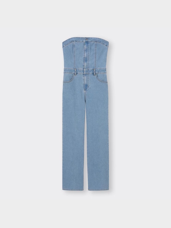 ベアトップサロペットパンツQ+E