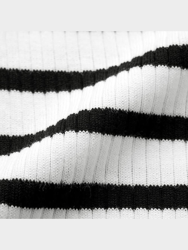 UVカットクロップドカーディガン(長袖)(ボーダー)