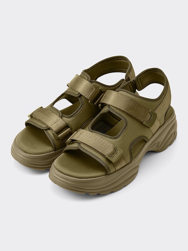 ボリュームソールスポーツサンダル+E