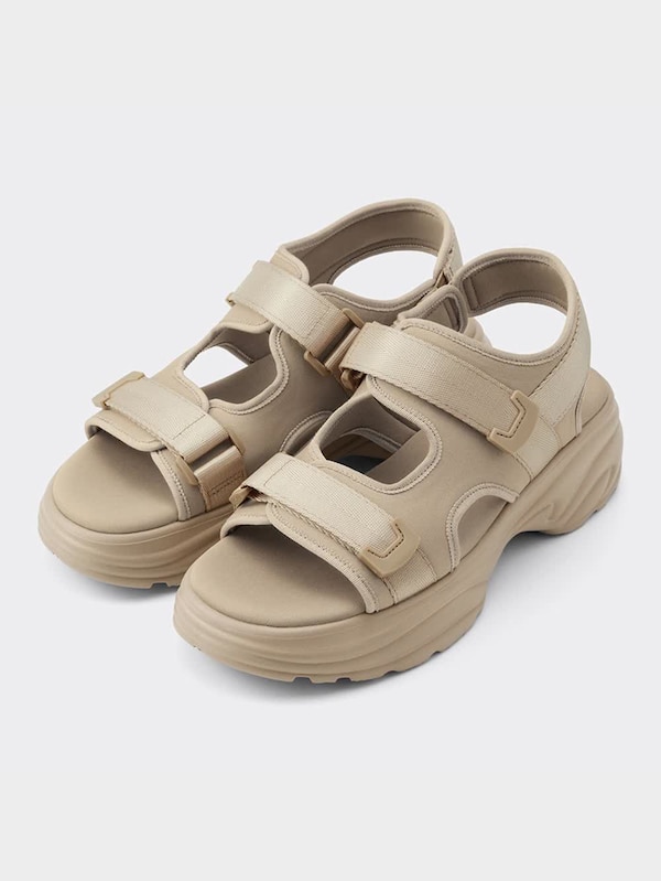 ボリュームソールスポーツサンダル+E