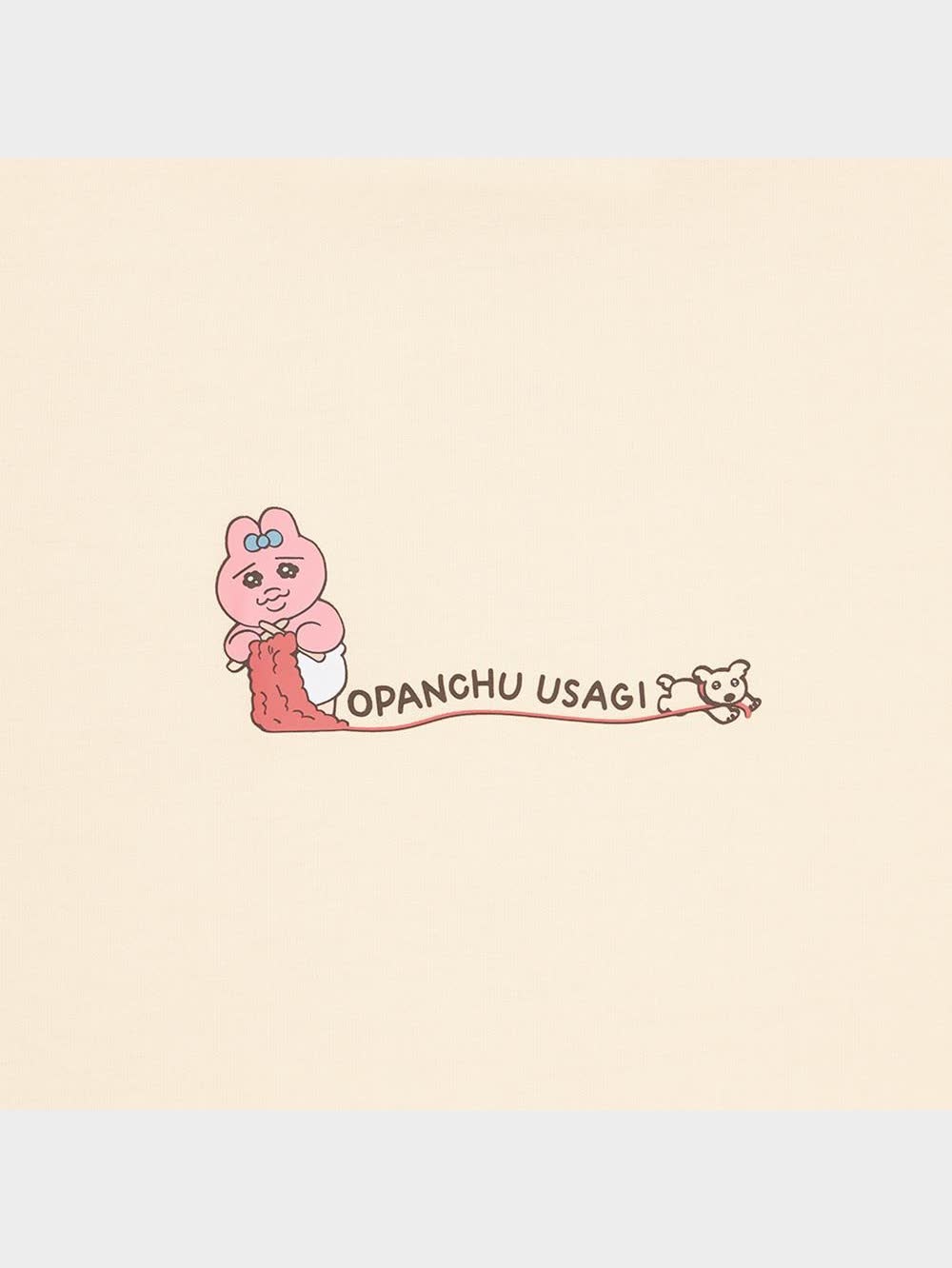GU×おぱんちゅウサギ/フリルラウンジセット/ 2色2セット3XL GU公式 | フリルラウンジセット(半袖&ショートパンツ) Opanchu Usagi