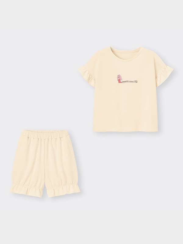 フリルラウンジセット(半袖&ショートパンツ) Opanchu Usagi