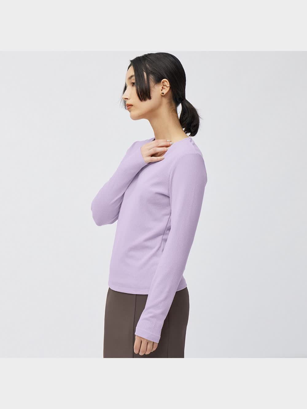 ダークブルー リブ編み 長袖Tシャツ 新品タグ付き Name. DRY 帯電防止 長袖Tシャツ 8121－1 ネービー| 作業服