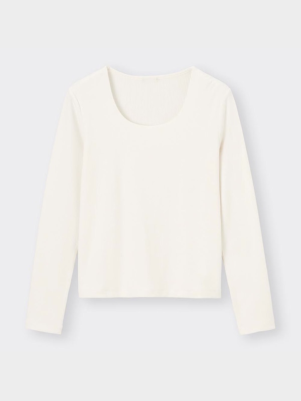 リブクルーネックT(長袖)Z+E