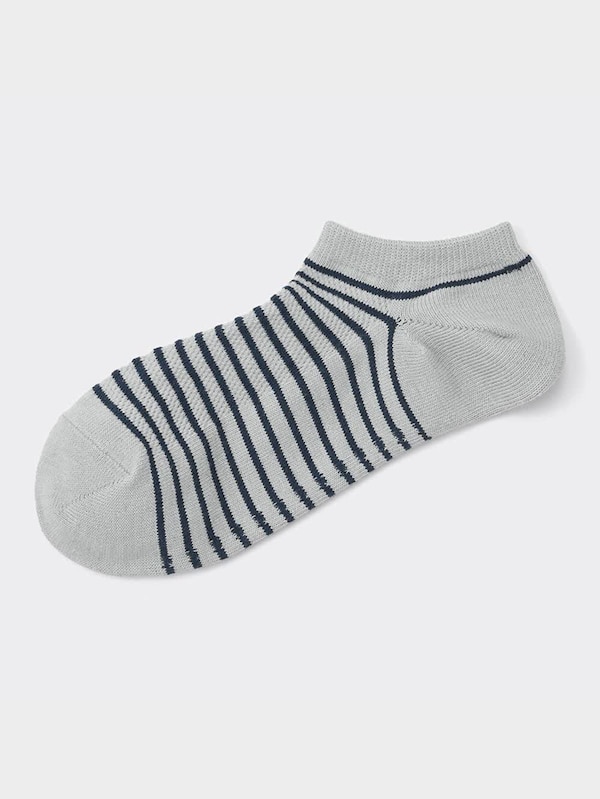 スタイルドライショートソックス(ボーダー)