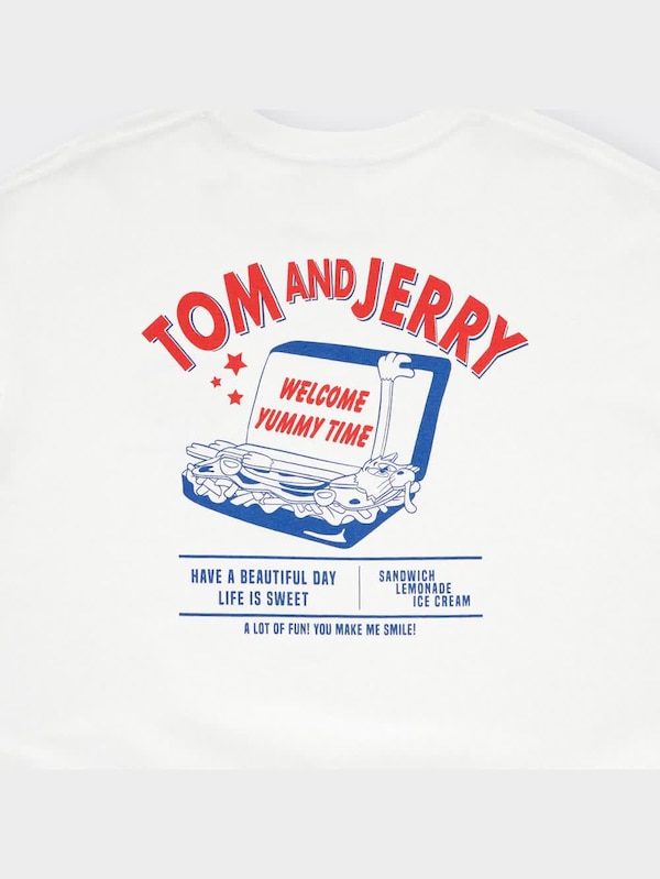 グラフィックT(5分袖) TOM and JERRY 1