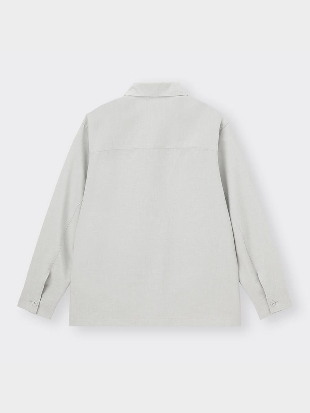 GU公式 | ドライイージーケアCPOシャツ(長袖)SW(セットアップ可能)