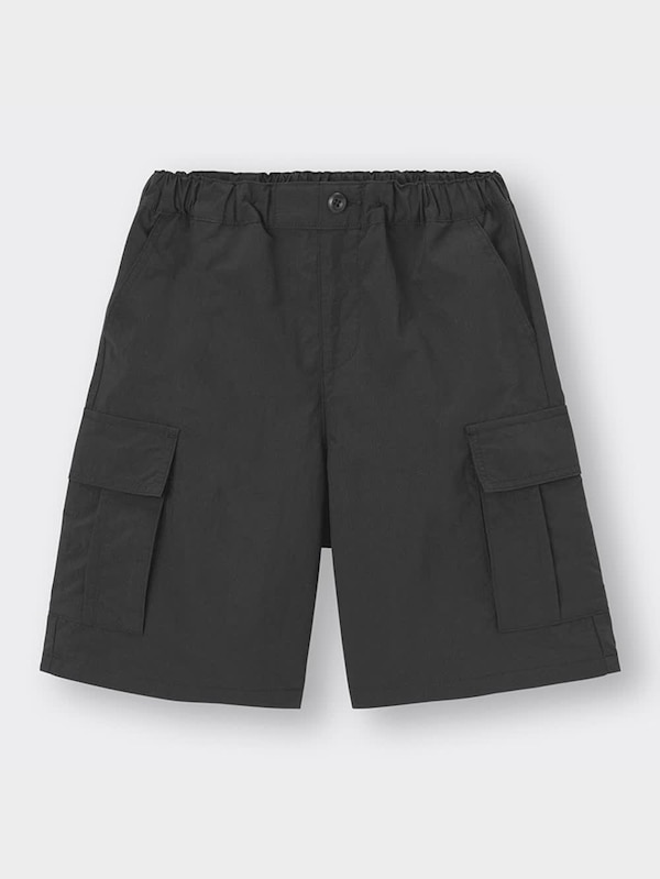 KIDS(男女兼用) ドライワイドカーゴハーフパンツ(セットアップ可能)