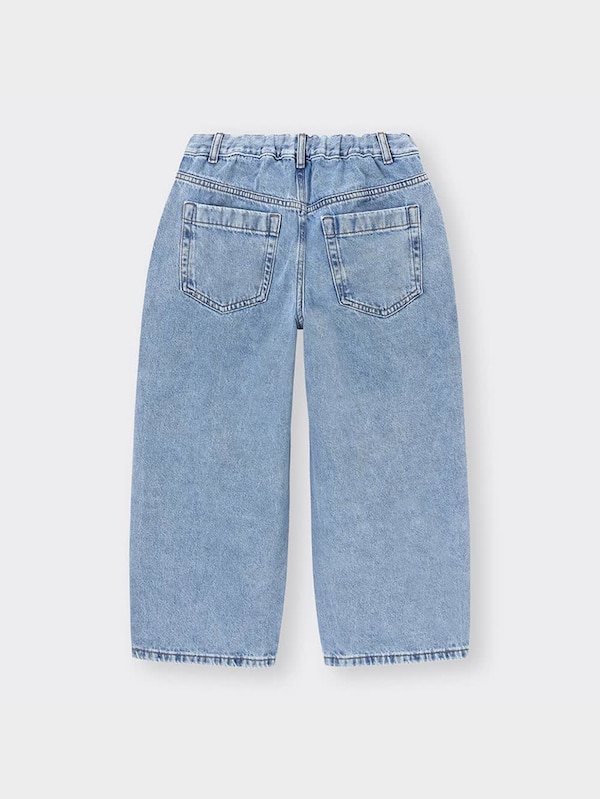 GIRLSデニムプルオンワイドパンツ