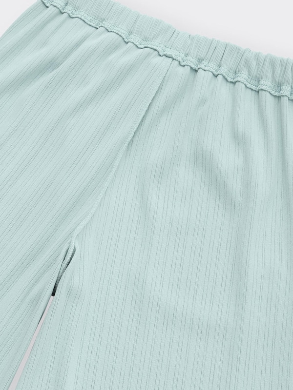 GIRLSリブプルオンワイドパンツ(セットアップ可能)