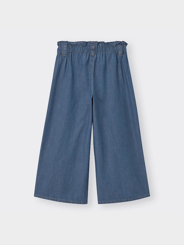 GIRLSライトデニムプルオンワイドパンツ