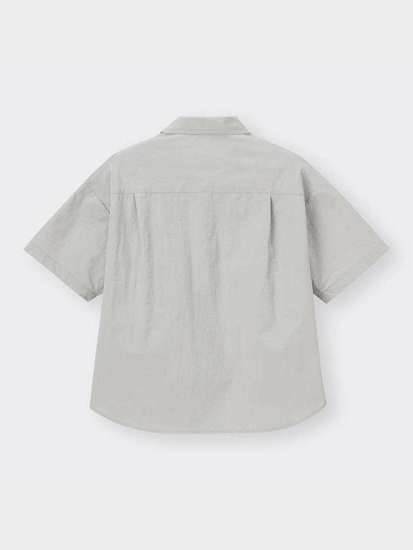 KIDS(男女兼用) ドライサファリシャツ(5分袖)(セットアップ可能)