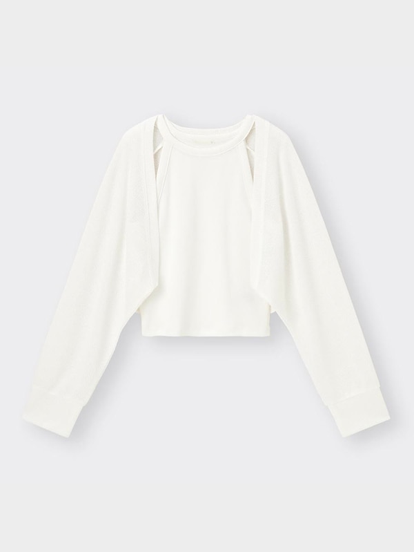 2ピースボレロカーディガン(長袖)