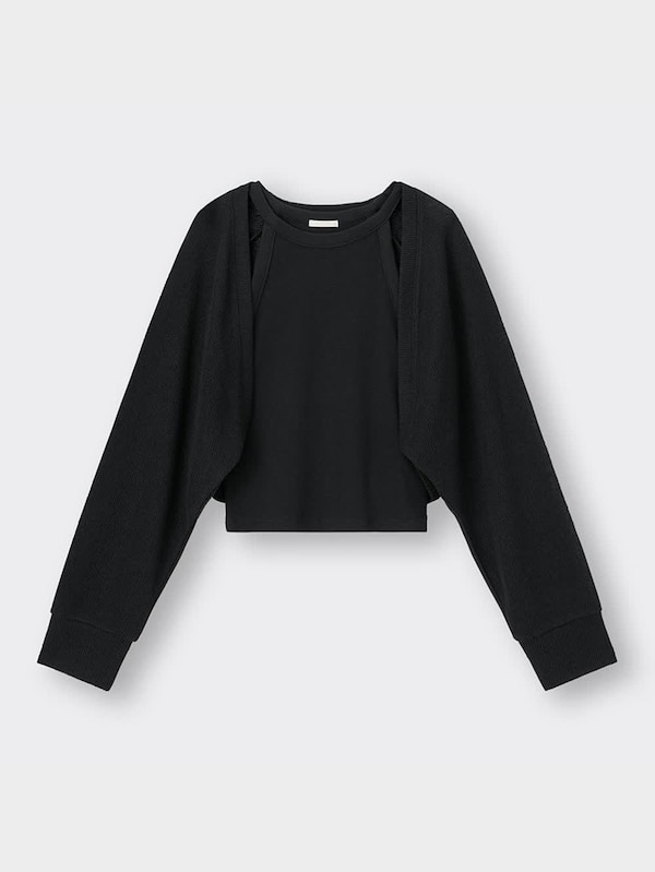 2ピースボレロカーディガン(長袖)