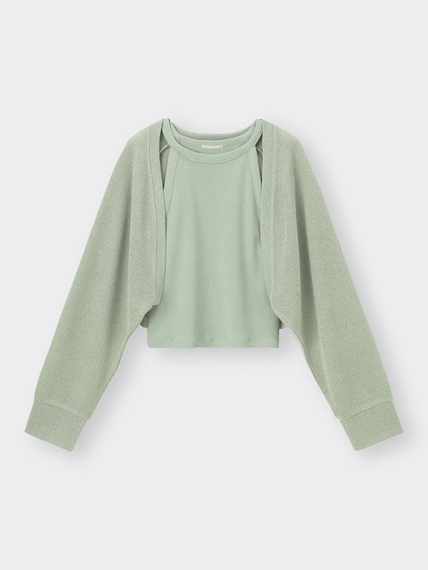 2ピースボレロカーディガン(長袖)