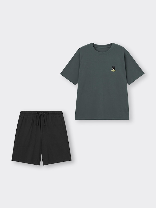 ドライラウンジセット(半袖&ショートパンツ) BATMAN