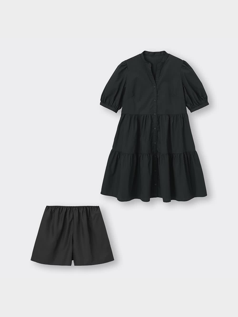 d.i.a．ブラック Vネック ミニワンピース Vネック タイト セクシー ミニ ワンピース 長袖 ニット 胸元