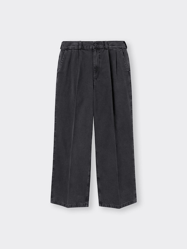 スーパーバギーデニムスラックス+EC(丈長め79cm)