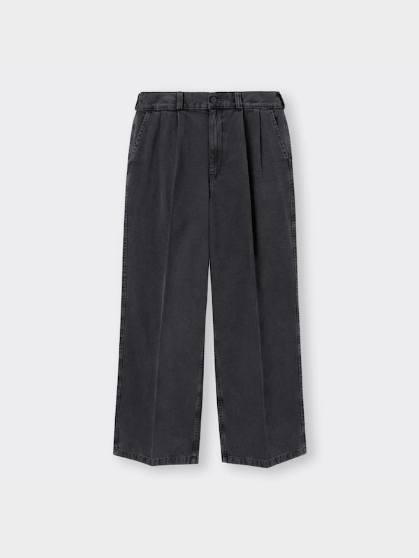 スーパーバギーデニムスラックス+EC(丈長め79cm)