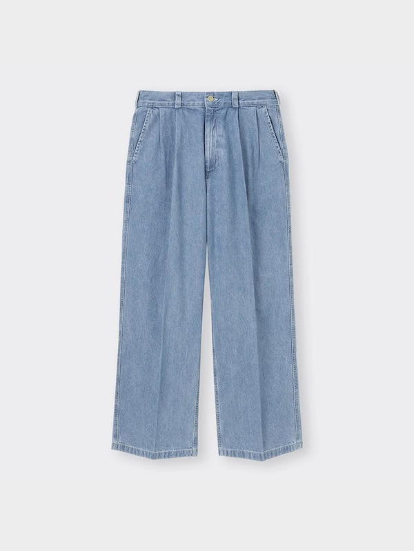 スーパーバギーデニムスラックス+EC(丈長め79cm)