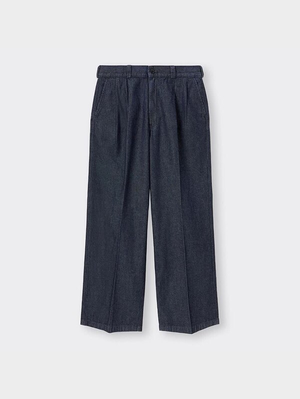 スーパーバギーデニムスラックス+EC(丈長め79cm)