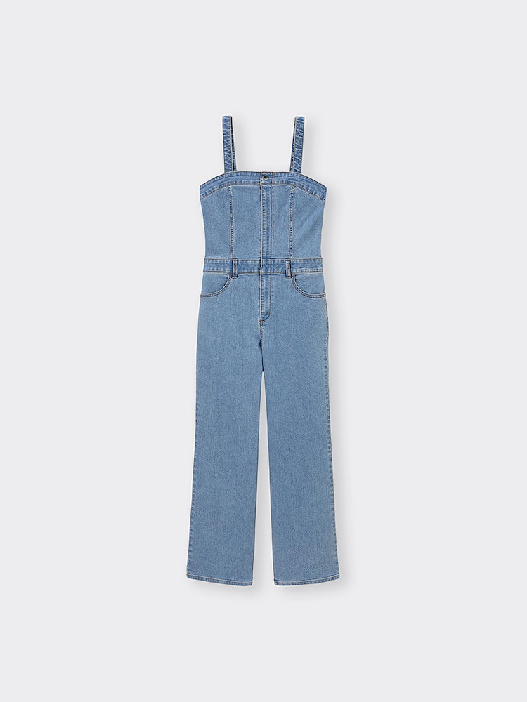 GU公式 | ベアトップサロペットパンツ