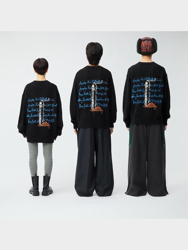 ニットプルオーバー(長袖) beautiful people 1+X