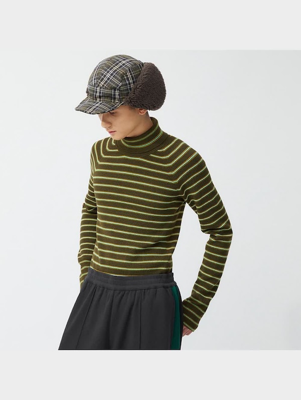 ワッフルニットプルオーバー(長袖) beautiful people