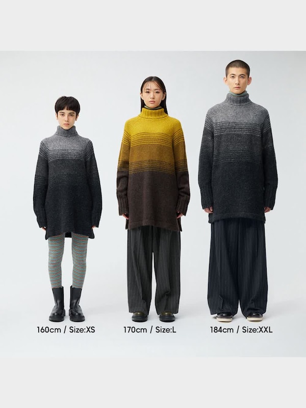 タートルネックロングセーター(長袖) beautiful people +X