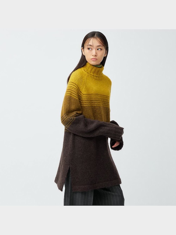 タートルネックロングセーター(長袖) beautiful people +X