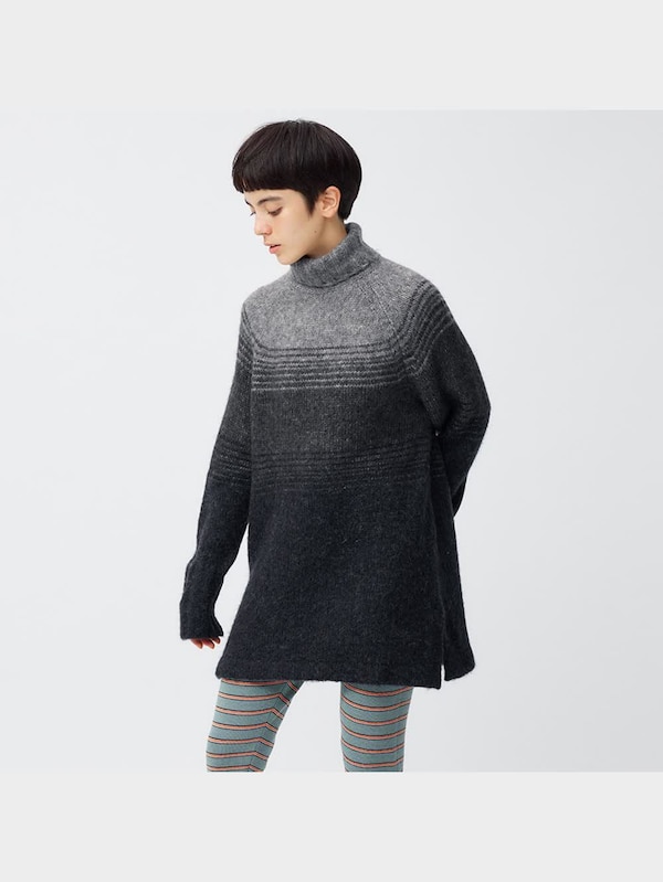 タートルネックロングセーター(長袖) beautiful people +X