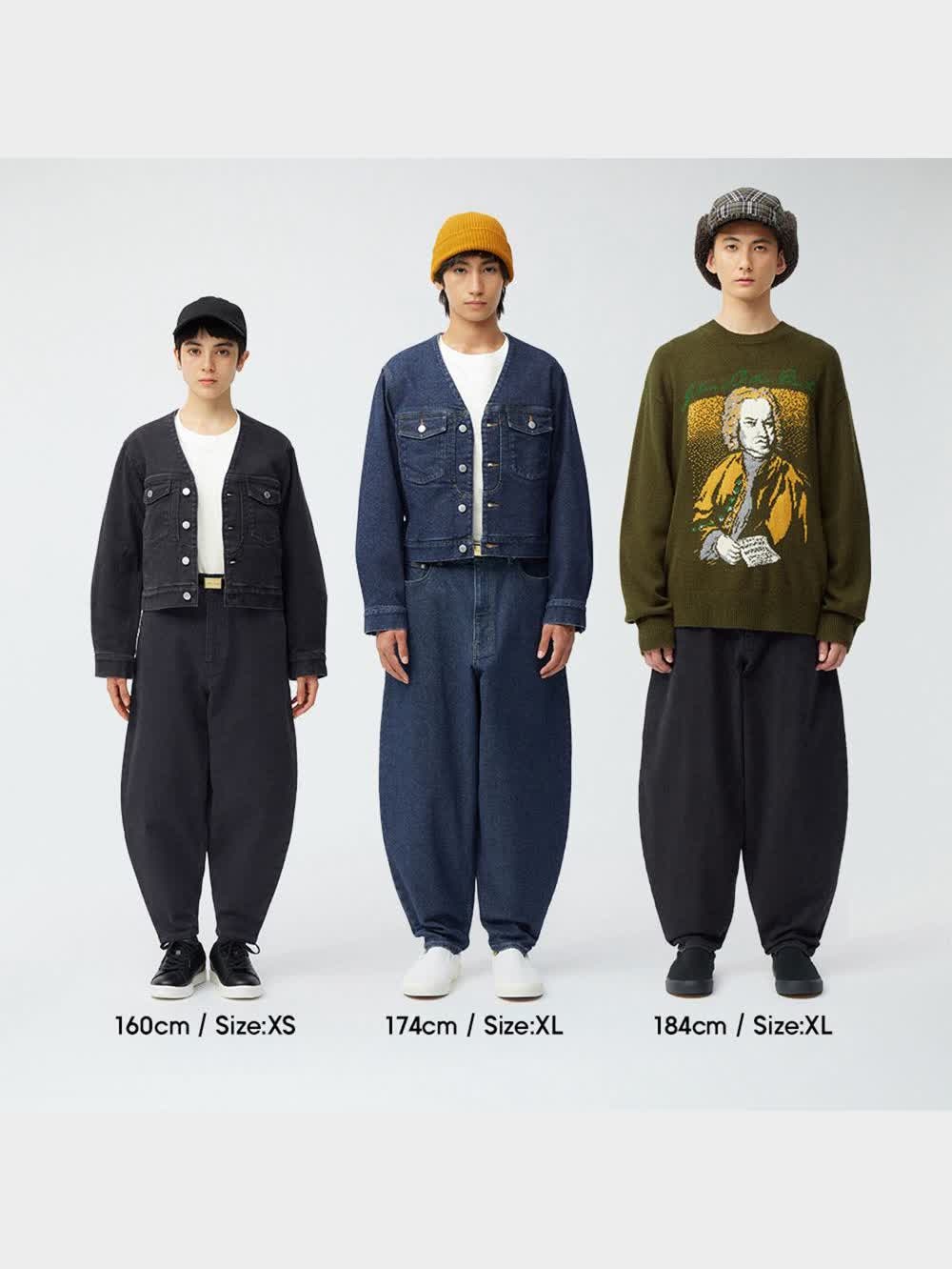 【正規品直輸入】 GU公式 | ブラッシュドバルーンジーンズ beautiful people パンツ