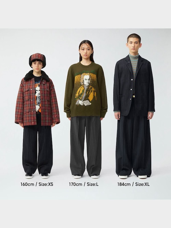タックワイドパンツ(ストライプ) beautiful people (セットアップ可能)
