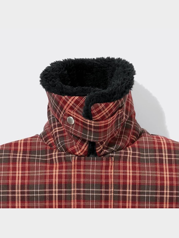 チェックボアブルゾン beautiful people