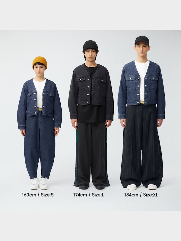 ブラッシュドデニムジャケット beautiful people (セットアップ可能)